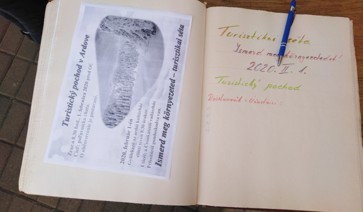 Turistický pochod- Turisztikai séta- 1.2.2020