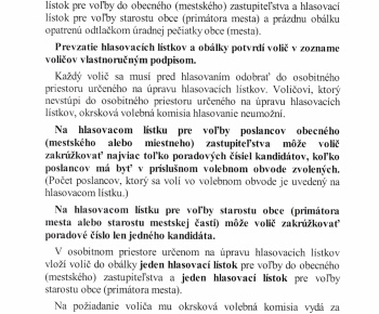 Voľby / Voľby do samosprávy obcí 2018 - foto
