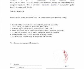 Voľby / Voľby 2018 - foto