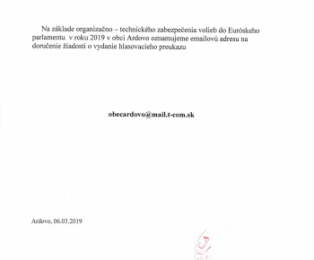 Voľby / Voľby do Európskeho parlamentu 2019 - foto