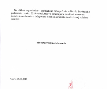 Voľby / Voľby do Európskeho parlamentu 2019 - foto