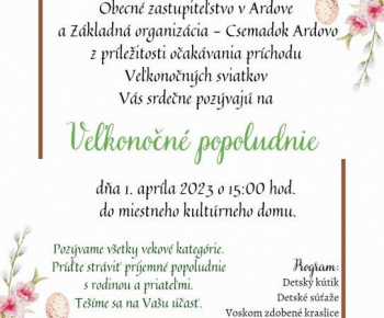 Aktuality / Veľkonočné popoludnie  - foto