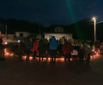 Spoločné zapaľovanie adventnej sviečky 2024