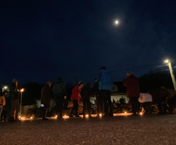 Spoločné zapaľovanie adventnej sviečky 2024